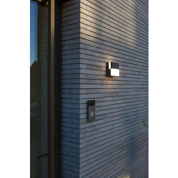 Domino kinkiet LED 17W 1300lm 3000K IP65 szary