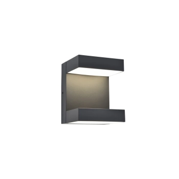 Twisto kinkiet LED 13W 1000lm CCT IP65 szary 5116303118 Lutec