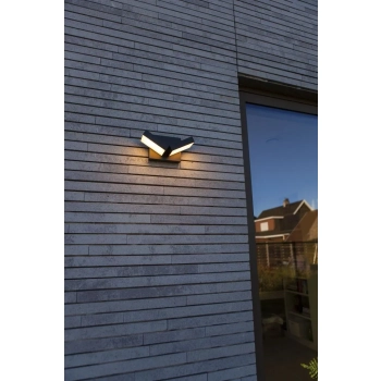 Twisto kinkiet LED 13W 1000lm CCT IP65 szary