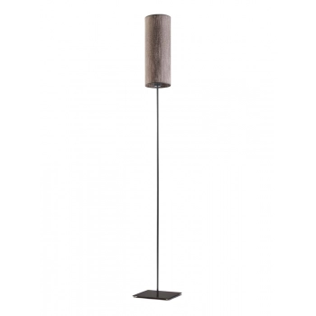 Florencja lampa podłogowa 1xE27 stelaż czarny abażur beton Lysne