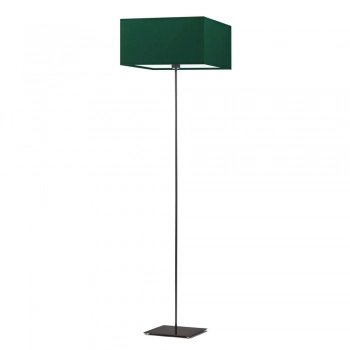 Praga lampa podłogowa 1xE27 stelaż czarny abażur zielony Lysne