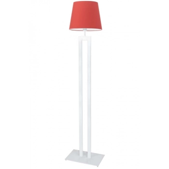 Vegas lampa podłogowa 1xE27 biały czerwony Lysne