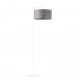 Lysne Bolivia lampa podłogowa E27 abażur beton, stelaż biały