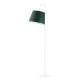 Tallin lampa podłogowa E27 stelaż biały abażur zielony Lysne