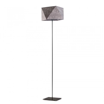 Lysne Ankara lampa podłogowa E27 abażur beton, stelaż czarny