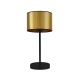 Nicea Mirror lampka stołowa Lysne E27 abażur złoty lub miedziany, stelaż czarny