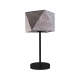 Lysne Wuhu lampka stołowa E27 abażur beton, stelaż czarny