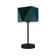 Lysne Wuhu lampka stołowa E27 abażur zielony, stelaż czarny