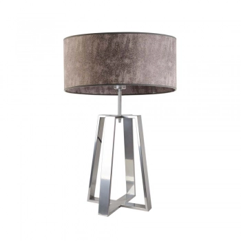 Thor lampka stołowa 1xE27 abażur beton, stelaż (biały, czarny, srebrny)