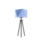 Lysne Soveto lampka stołowa E27 abażur niebieski, stelaż czarny