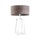 Thor lampka stołowa 1xE27 abażur beton, stelaż (biały, czarny, srebrny) Lysne