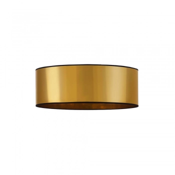Dubaj Mirror 40cm lampa sufitowa E27 abażur złoty lub miedziany, stelaż czarny Lysne
