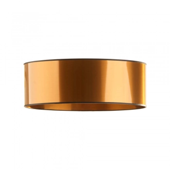 Dubaj Mirror 60cm lampa sufitowa E27 abażur złoty lub miedziany, stelaż czarny Lysne