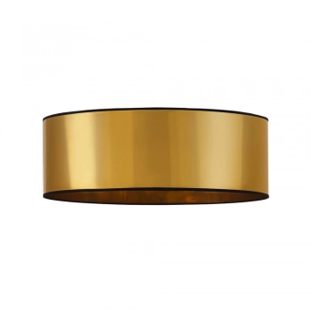 Dubaj Mirror 60cm lampa sufitowa E27 abażur złoty lub miedziany, stelaż czarny Lysne