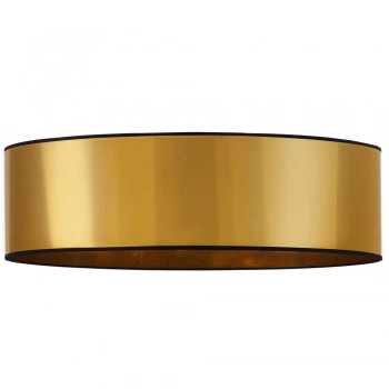 Medina Mirror 80cm lampa sufitowa E27 abażur złoty lub miedziany, stelaż czarny Lysne