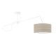 Lysne Rio Eco lampa sufitowa E27 abażur dąb bielony, stelaż biały