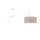 Lysne Rio Eco lampa sufitowa E27 abażur dąb bielony z denkiem, stelaż biały