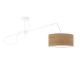 Lysne Rio Eco lampa sufitowa E27 abażur dąb sonoma z denkiem, stelaż biały