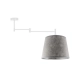 Lysne Tampa lampa sufitowa E27 abażur beton, stelaż biały