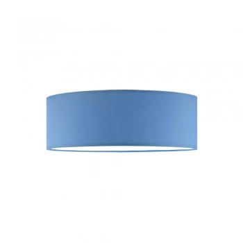 Dubaj 50cm lampa sufitowa E27 abażur niebieski Lysne