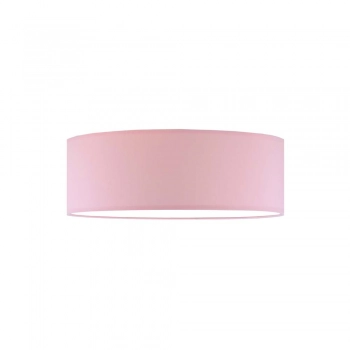 Dubaj 50cm lampa sufitowa E27 abażur różowy Lysne