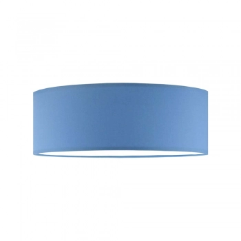 Dubaj 60cm lampa sufitowa E27 abażur niebieski Lysne