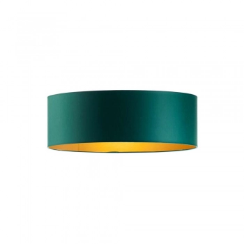 Dubaj gold 50cm lampa sufitowa E27 abażur zielono-złoty Lysne