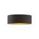 Dubaj gold 50cm lampa sufitowa E27 abażur czarno-złoty Lysne