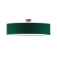 Grenada 80cm lampa sufitowa E27 abażur zielony, stelaż (biały, czarny, chrom, stal szczotkowana, stare złoto)
