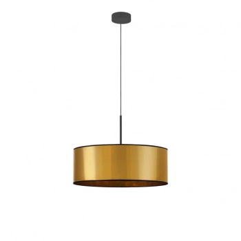 Sintra Mirror 50cm lampa wisząca E27 abażur złoty lub miedziany, stelaż czarny Lysne