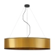 Porto Mirror 100cm lampa wisząca E27 abażur złoty lub miedziany, stelaż czarny Lysne