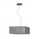 Sangria lampa wisząca E27 abażur beton, stelaż (biały, czarny, chrom, stal szczotkowana, stare złoto)