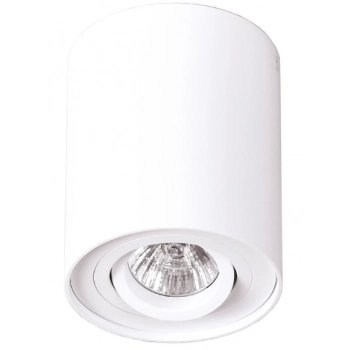 Basic Round White lampa sufitowa GU10 C0067 biała MAXlight.