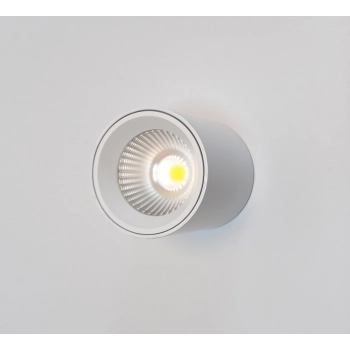 Tub lampa sufitowa okrągła C0155 LED 7W  35° biała światło ciepłe białe