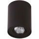 Basic Round Black lampa sufitowa GU10 C0068 czarna MAXlight