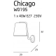 Chicago kinkiet E27 W0195 chrom