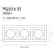 Matrix III WH lampa sufitowa AR111 H0061