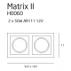 Matrix II WH lampa sufitowa AR111 H0060