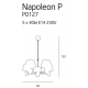 Napoleon lampa wisząca E14 P0127