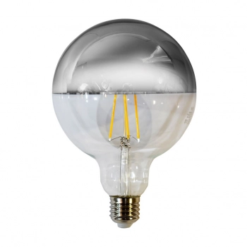 Żarówka filamentowa LED 7,5W G125 E27 silver EKZF1404 Milagro