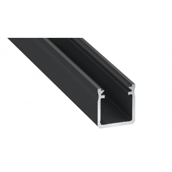Profil aluminiowy czarny typ y 1m z kloszem mlecznym EKPR6336 Milagro