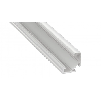 Profil aluminiowy narożny biały typ c 1m z kloszem mlecznym EKPR9320 Milagro