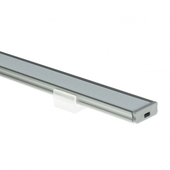 Profil aluminiowy srebrny typ d 1m z kloszem mlecznym EKPR6474