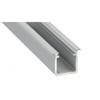 Profil aluminiowy srebrny typ g 2m z kloszem mlecznym EKPR0125 Milagro