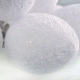 Bawełniane jajka wielkanocne LED białe EKD3937