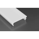Profil aluminiowy srebrny typ k 2m z kloszem mlecznym, sprężyna montażowa EKPR7559