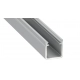 Profil aluminiowy srebrny typ y 1m z kloszem mlecznym EKPR6542 Milagro
