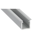 Profil aluminiowy srebrny typ g 1m z kloszem mlecznym EKPR6559 Milagro