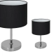 CASINO BLACK/CHROME 1xE27 lampka stołowa ML6381 Milagro