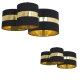 PALMIRA BLACK / GOLD 3xE27 60W lampa sufitowa MLP63200 Milagro